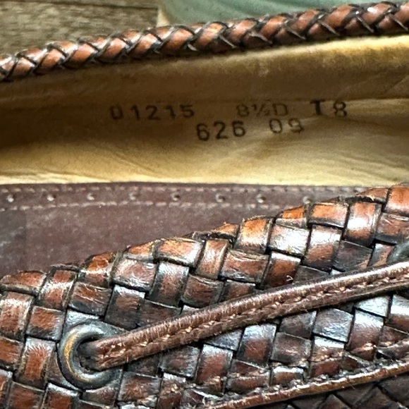 Cole Haan Brown Woven Leather Tassel Loafers – Men’s 8.5D - Picture 8 of 8